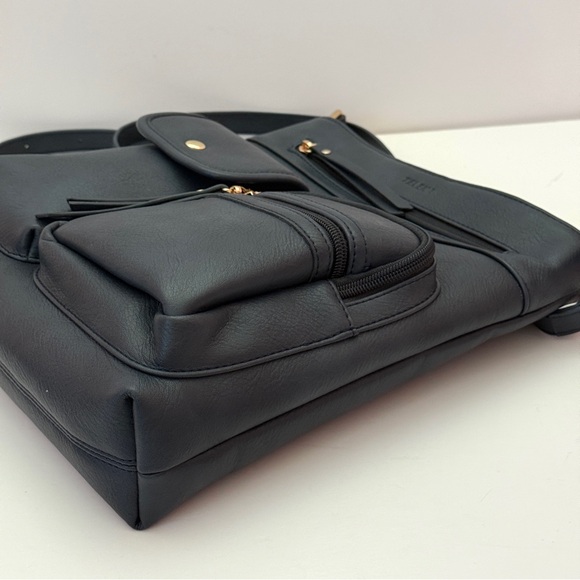 Telena Navy Blue Crossbody Handbag - Picture 5 of 13